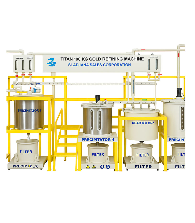 100kg Gold Refining Machine