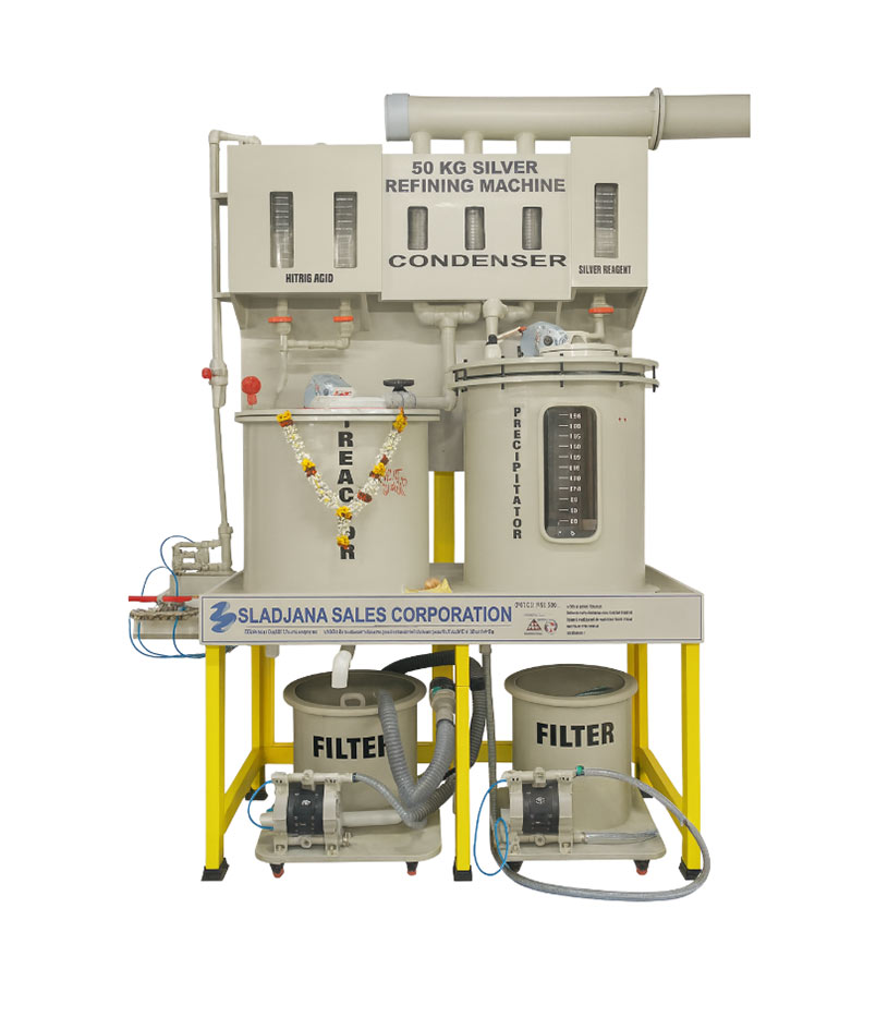 50kg Silver Refining Machines